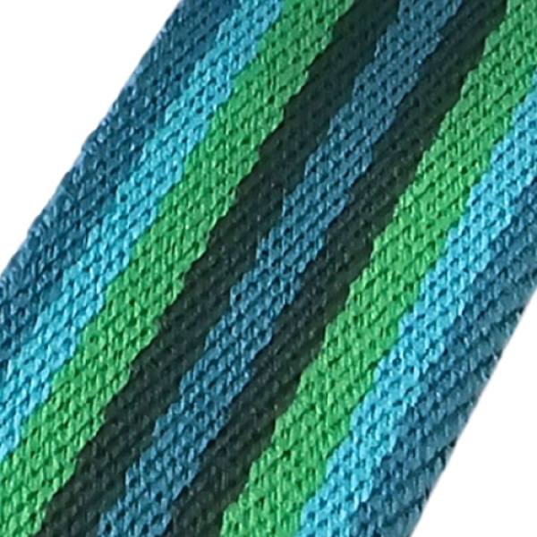 2,5 cm Gurtband "Blue Pools"